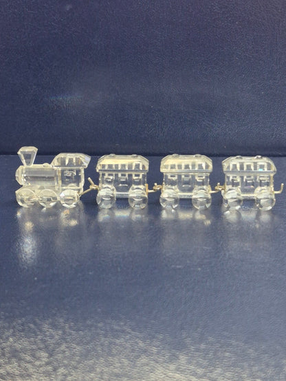 Swarovski 193014 - Minizug - 4teilig - Lok + 3 Anhänger - Kristallglas -