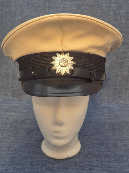 Orig. Polizei Schirmmütze Hamburg 1955 Uniform Dienstmütze Nordloh Mid Century
