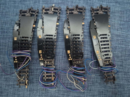 Arnold Spur N 4x Linksweiche elektrisch mit Antrieb Modellbahn Gleise Set OVP