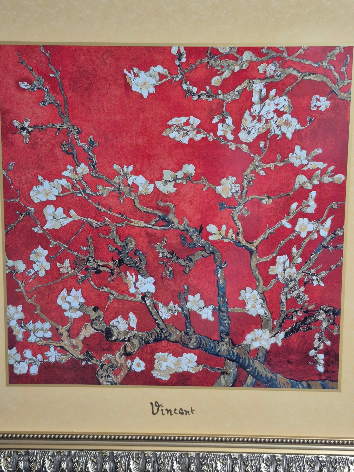Goebel - Artis Orbis - Van Gogh L'amandier rouge -Ltd.Ed. 136/999 - gerahmt Bild