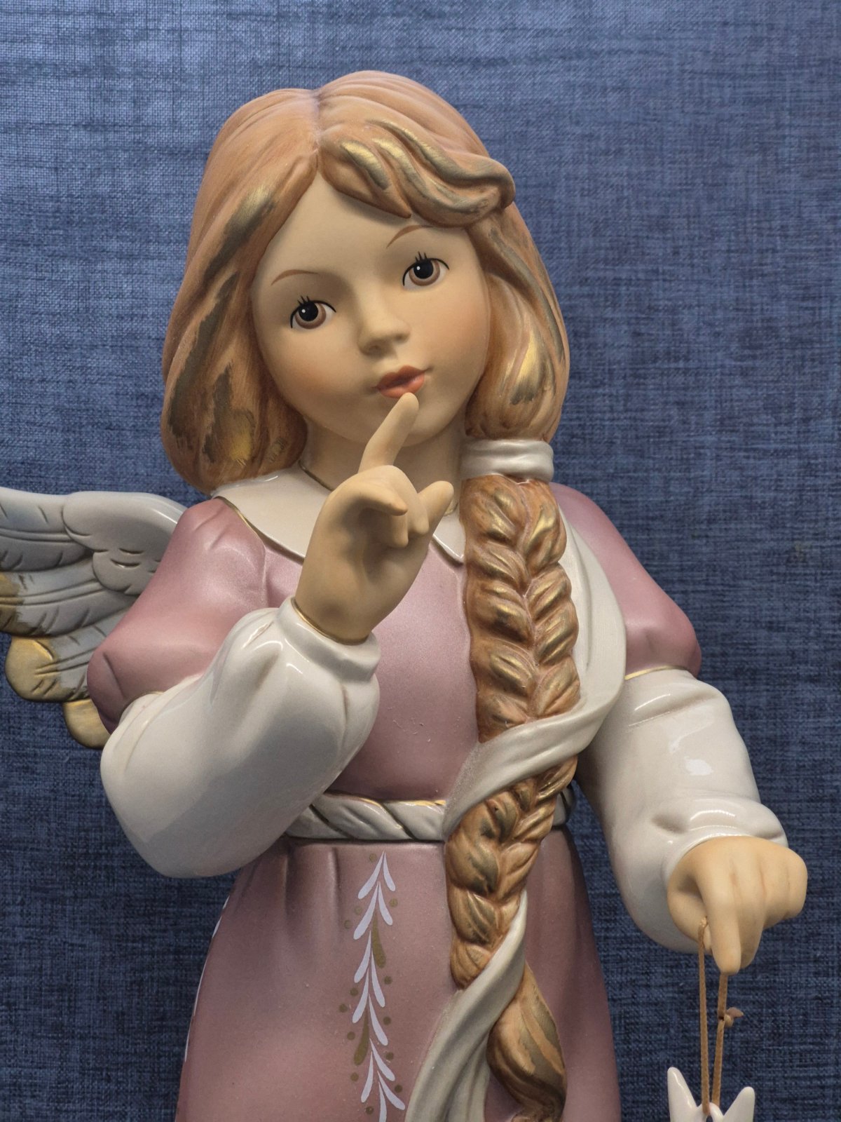 Goebel Schutzengel Zauberhafter Abendstern LTD ED /399 Porzellan Engel Figur