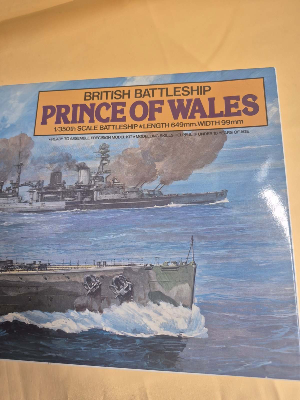 Tamiya: British Battleship "Prince of Wales" Modellbausatz Item 78011, 1:350