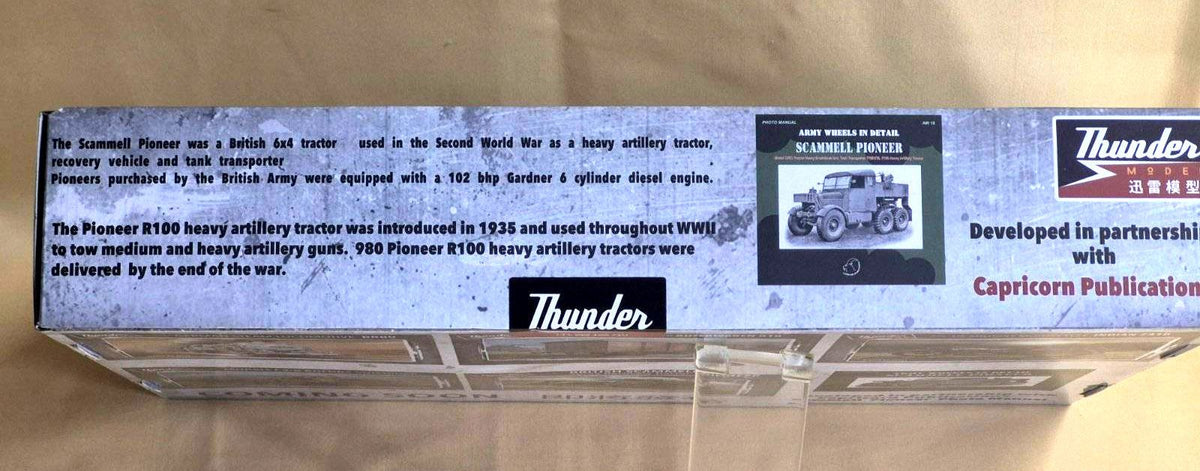 Thunder Model British Scammell Pioneer R100 1:35 Plastikbausatz Kit 35202 WWII