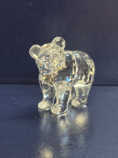 Swarovski 261925 - Grizzlybär mit Fisch - Kristallglas - 5,5 x4,5 cm -