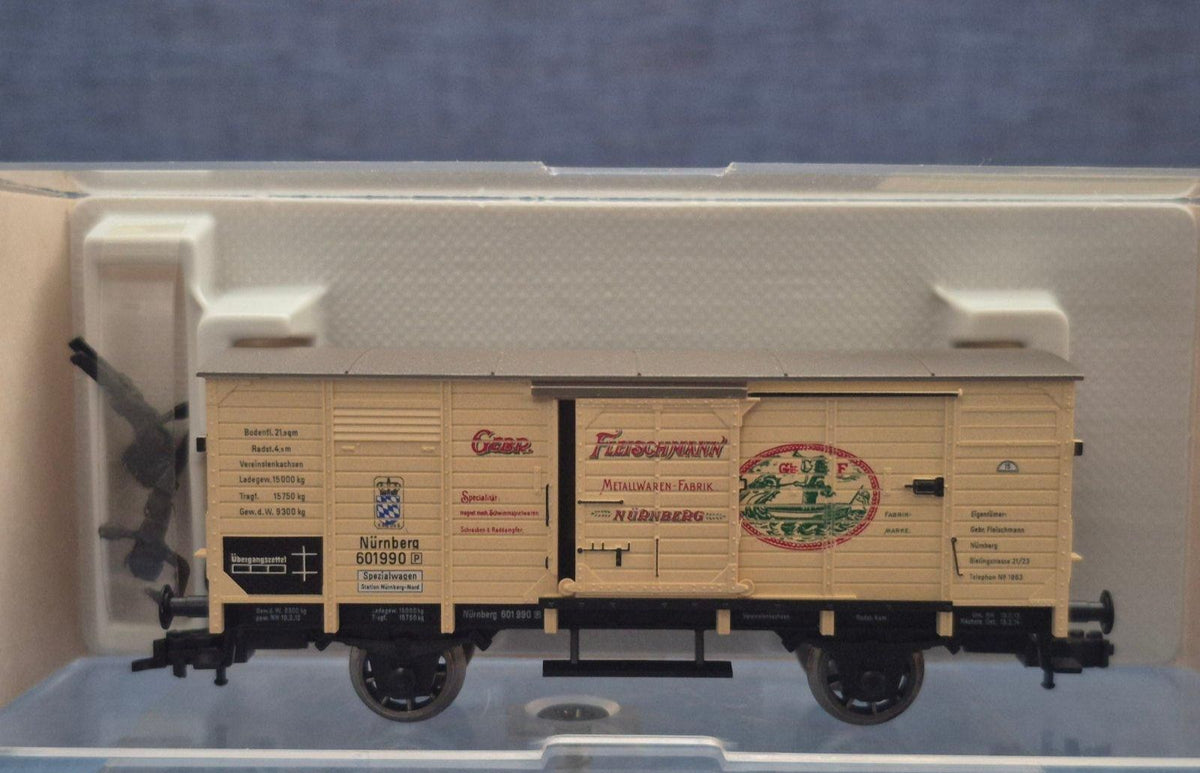 Fleischmann H0 5865 K Güterwagen Gebr. Fleischmann Nürnberg OVP 1:87 Spur0