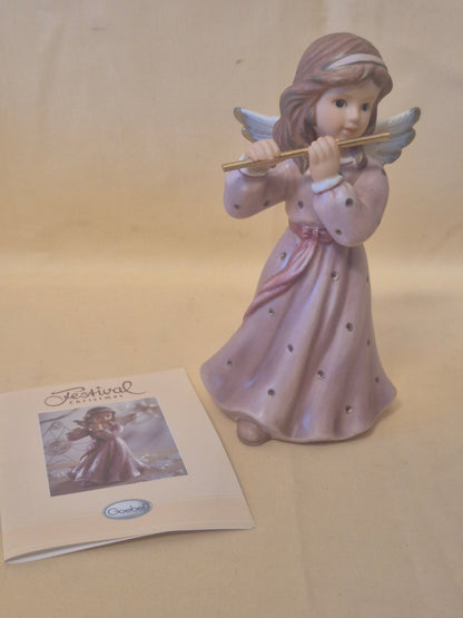 Goebel Engel "Himmlische Klänge" Porzellan Figur limit. Edition 3798/10000 OVP