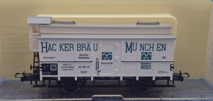 Trix Modellbahn Güterwagen Hacker-Bräu München Deutsche Reichsbahn Spur HO