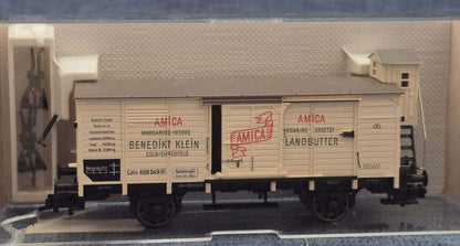 Fleischmann 5867 K H0 Kühlwagen Amica Margarine Benedikt Klein OVP