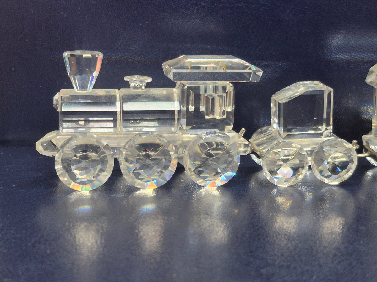 Swarovski 015145 - Eisenbahn Zug Set 4-teilig Kristallglas - Sammlerfigur