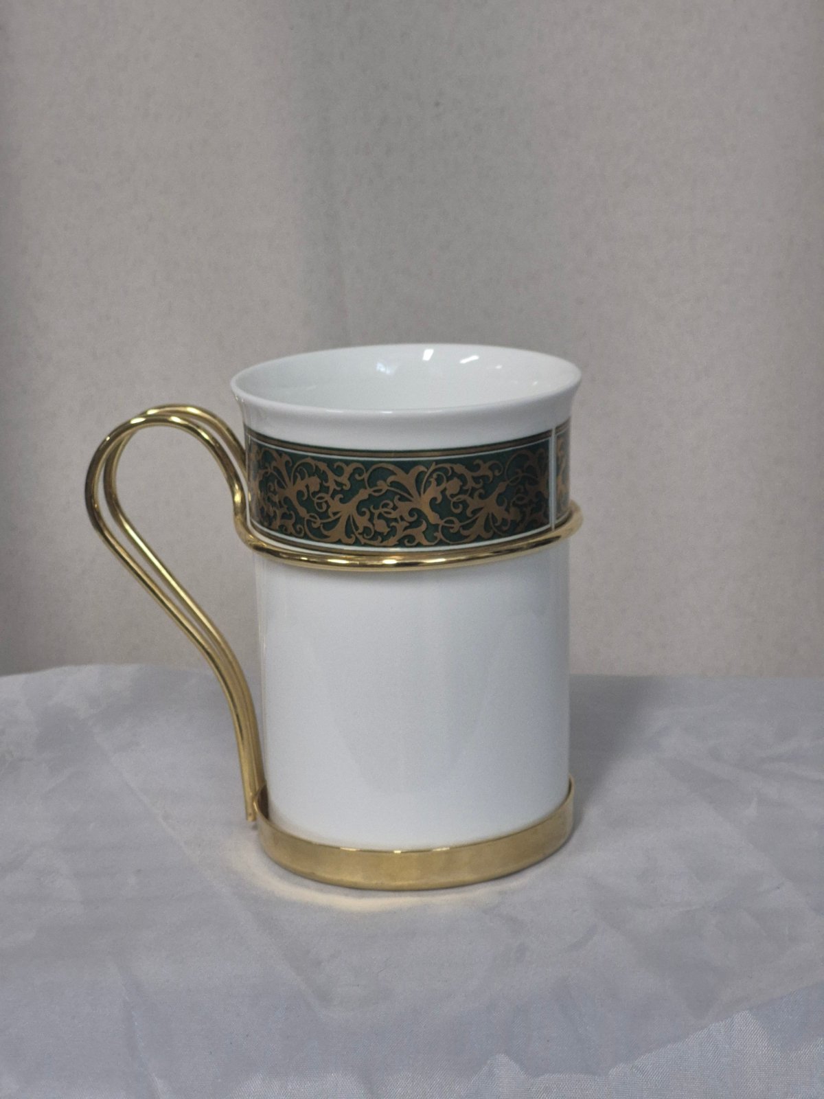 Harrods Knightsbridge Fine Bone China Tasse 24 Karat Gold Dekor Made in England