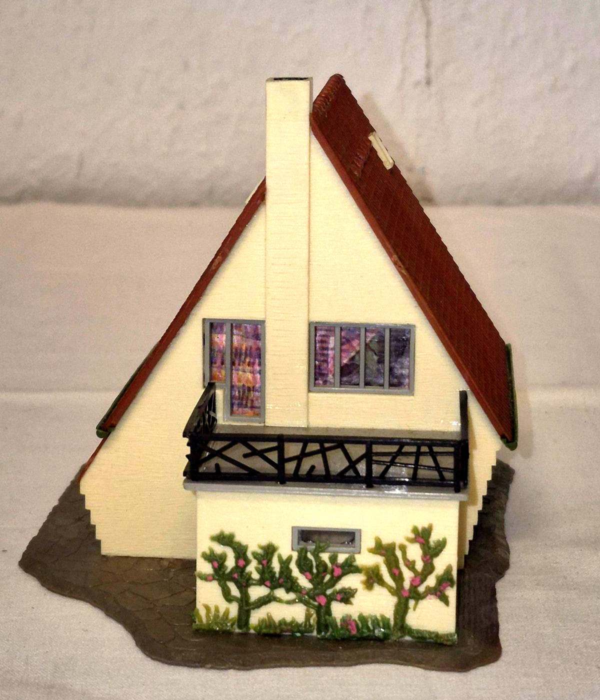 Faller Modellbau - B221 - modernes Wohnhaus - fertig gebaut - H0 - Auflösung