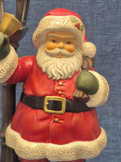 Goebel Weihnacht Auf dem Weg zu den Kindern Santa Figur LTD ED 553/1999, 27 cm