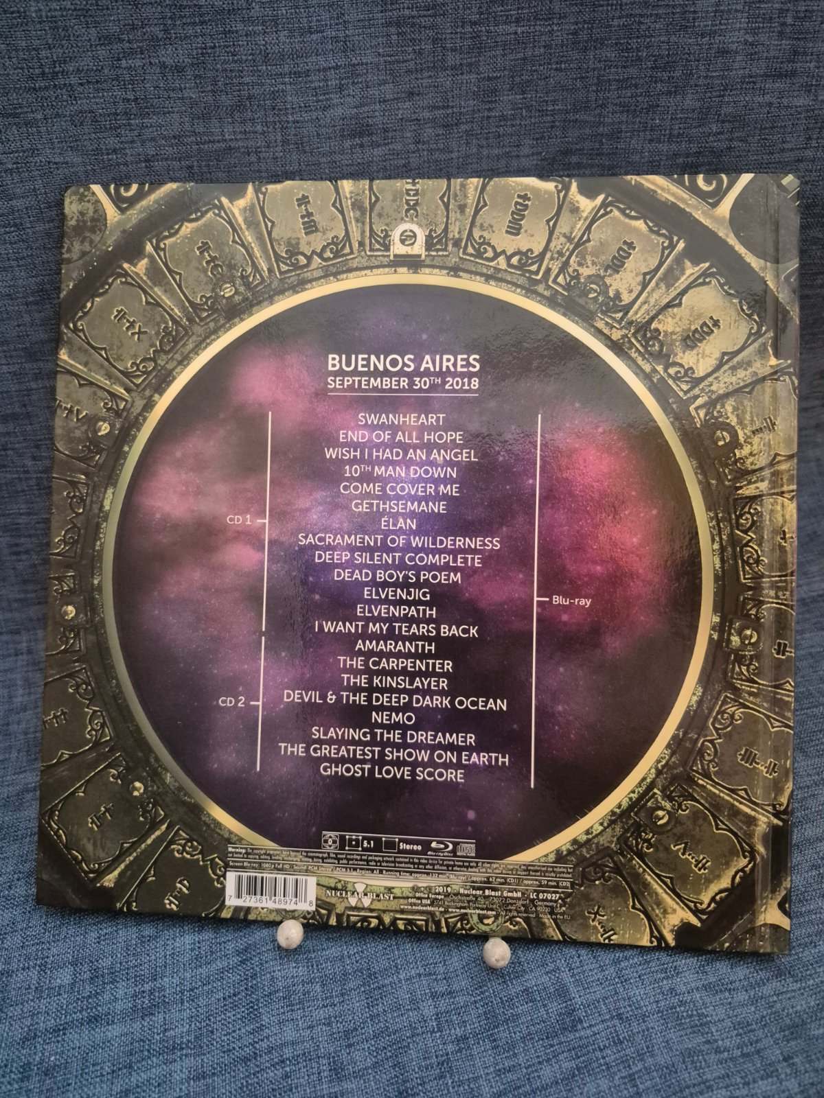 Nightwish Decades Live in Buenos Aires 2CD + 1 Blu-ray Deluxe Box Nuclear Blast