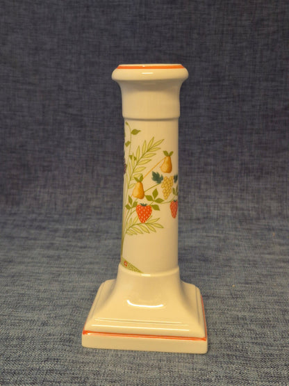 Villeroy & Boch Porzellan Kerzenhalter  Früchte-Dekor Made in Germany Vintage