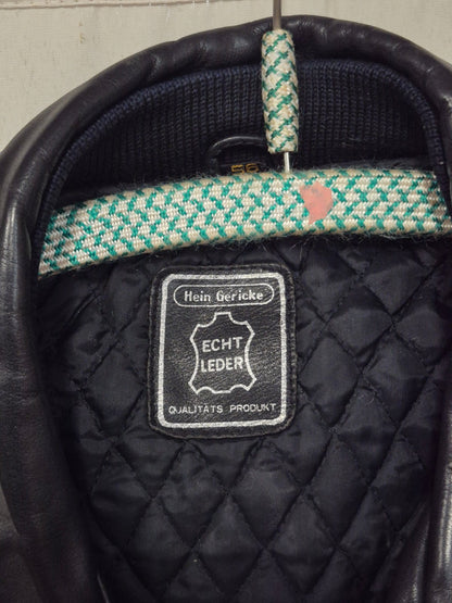 Hein Gericke - Lederjacke - Bikerjacke - Echt Leder - schwarz - Gr. 56