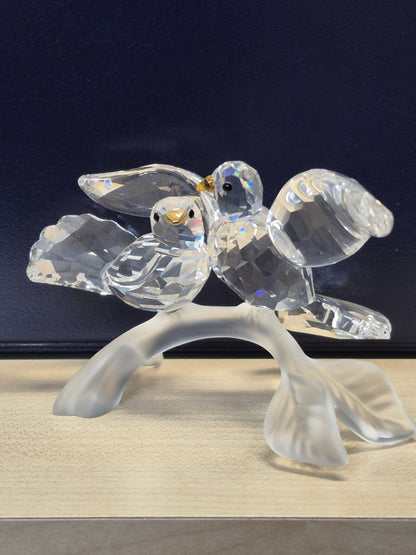 Swarovski - Nr. 657378 - Turteltauben - ca 10,5 cm - Kristallglas