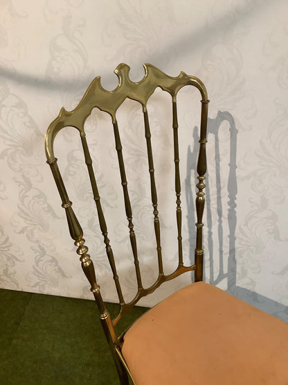 Chiavari Stuhl - Bistrostuhl - Messing - Mid-Century  - Made in Italy