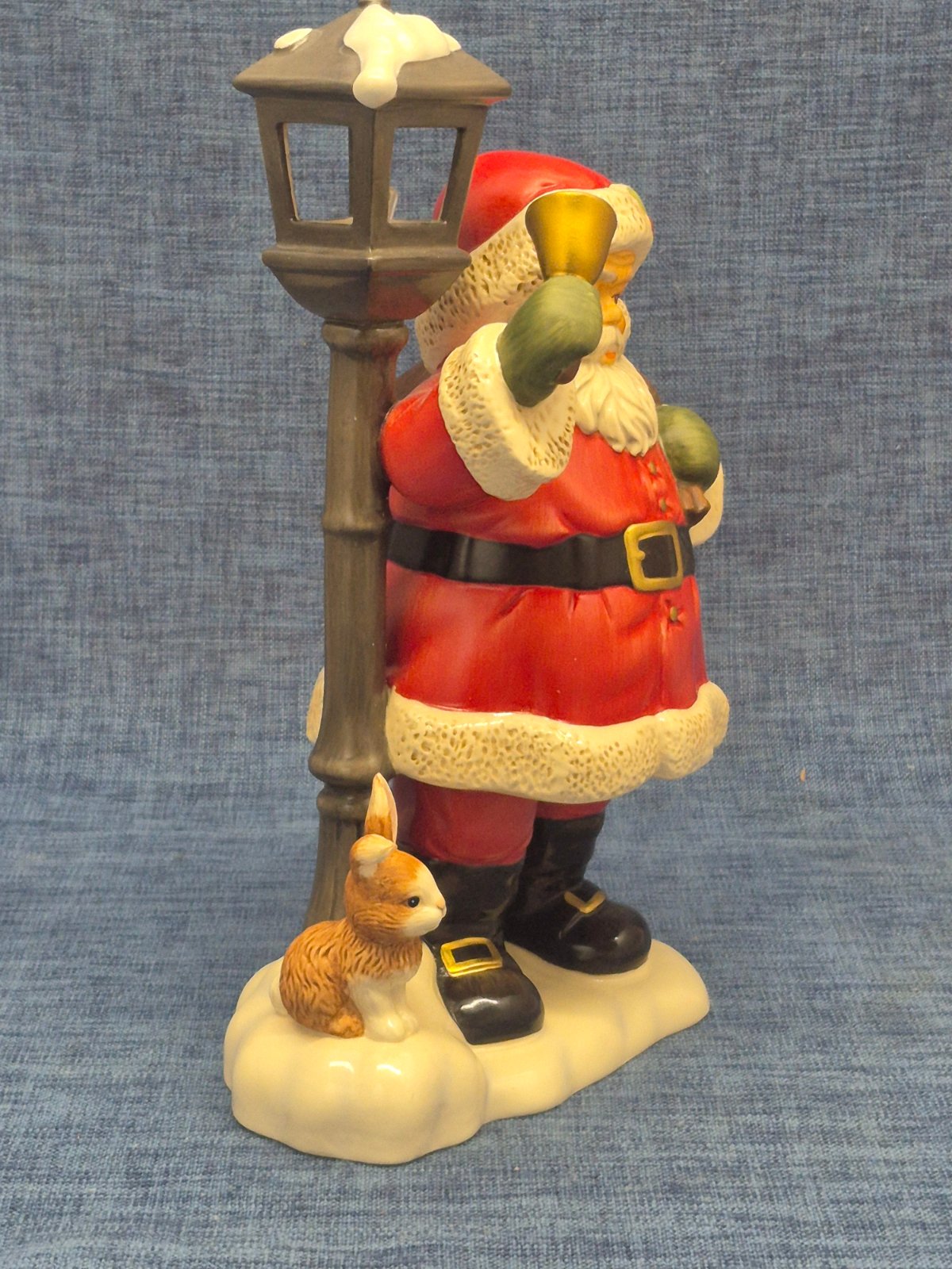 Goebel Weihnacht Auf dem Weg zu den Kindern Santa Figur LTD ED 553/1999, 27 cm