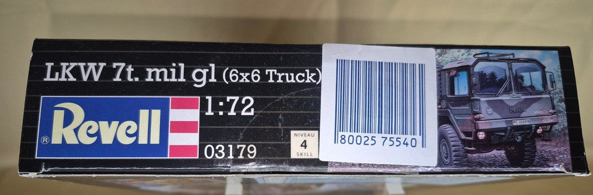 Revell 03179 MAN LKW 7t. mil gl 6x6 Truck Modellbausatz 1:72 Militär