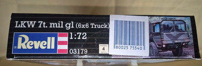 Revell 03179 MAN LKW 7t. mil gl 6x6 Truck Modellbausatz 1:72 Militär