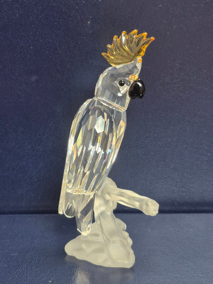 Swarovski 261635 - Kakadu Papagei - Kristallglas - Sammlerstück - 8 cm
