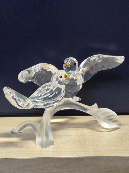 Swarovski - Nr. 657378 - Turteltauben - ca 10,5 cm - Kristallglas