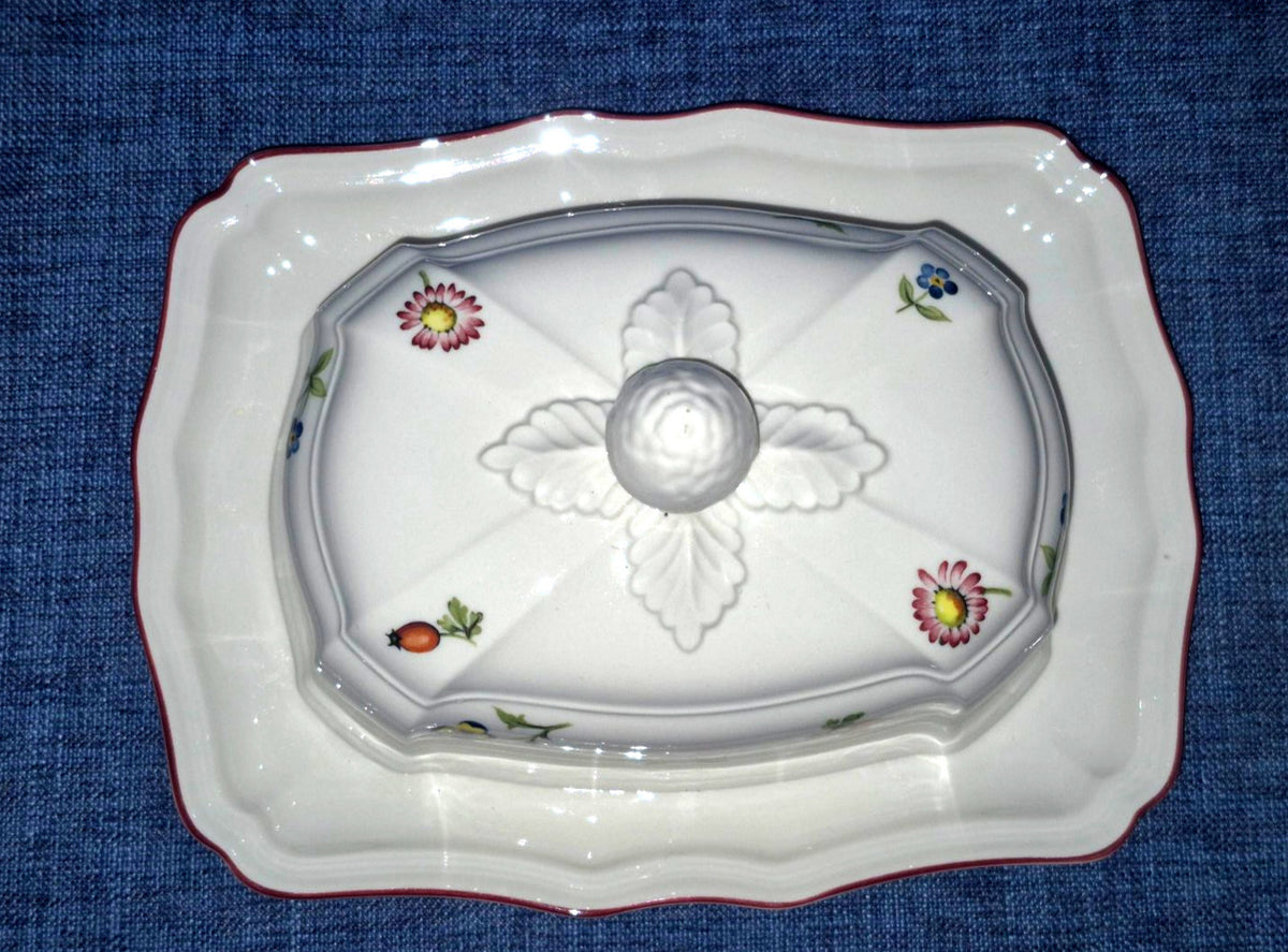 Villeroy & Boch - Petite Fleur - Butterdose - Butteglocke - Porzellan
