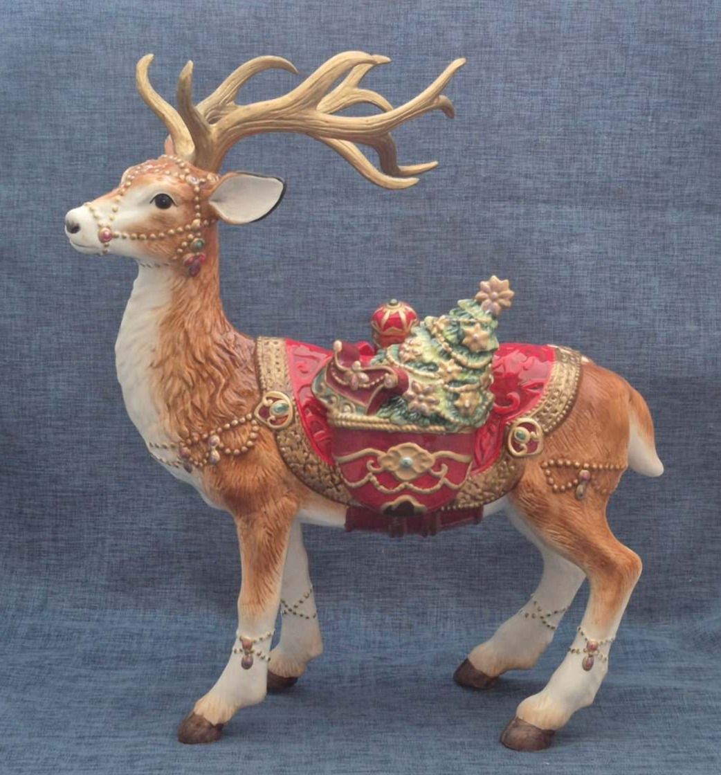 Fitz and Floyd - Goebel Porzellan - Rendeer - Rentier - Weihnachten