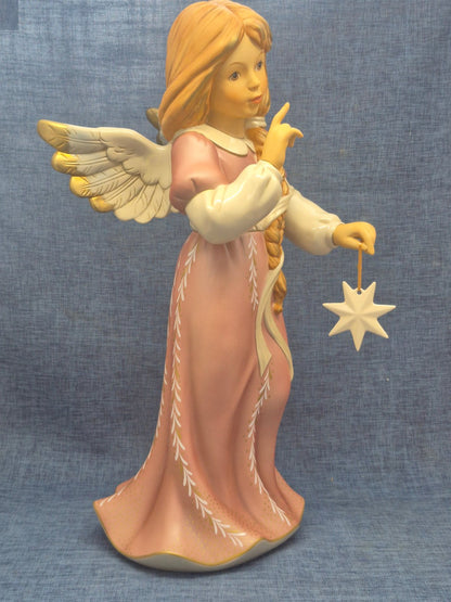 Goebel Schutzengel Zauberhafter Abendstern LTD ED /399 Porzellan Engel Figur