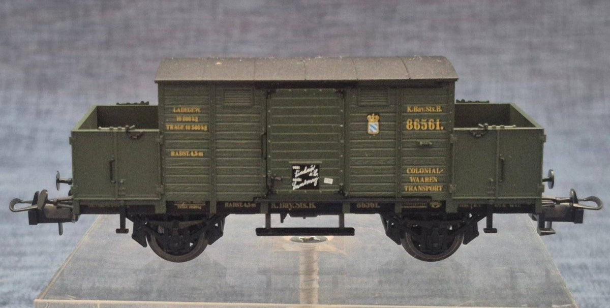 Trix H0 Güterwagen K.Bay.Sts.B. 86561 Colonial Waaren Transport OVP Zubehör