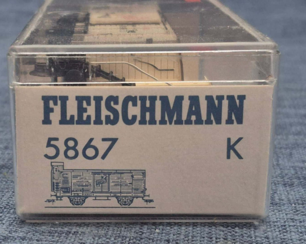 Fleischmann 5867 K H0 Kühlwagen Amica Margarine Benedikt Klein OVP