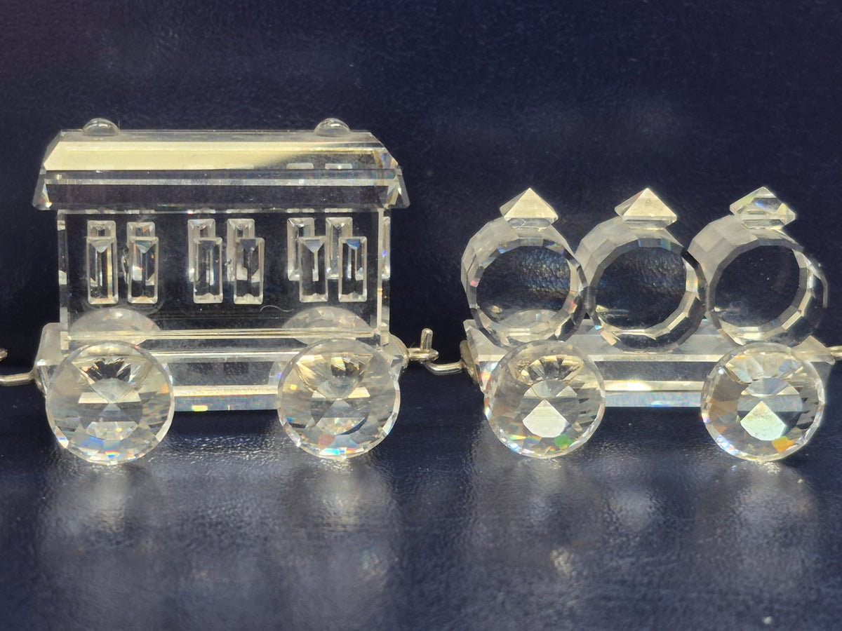 Swarovski 015145 - Eisenbahn Zug Set 4-teilig Kristallglas - Sammlerfigur