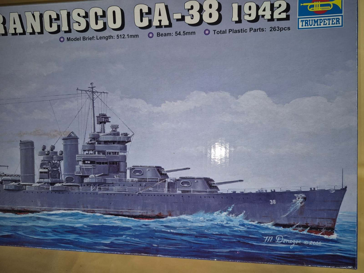 Trumpeter 1/350 USS San Francisco CA-38 1942 Modellbausatz OVP 05309 263 Teile