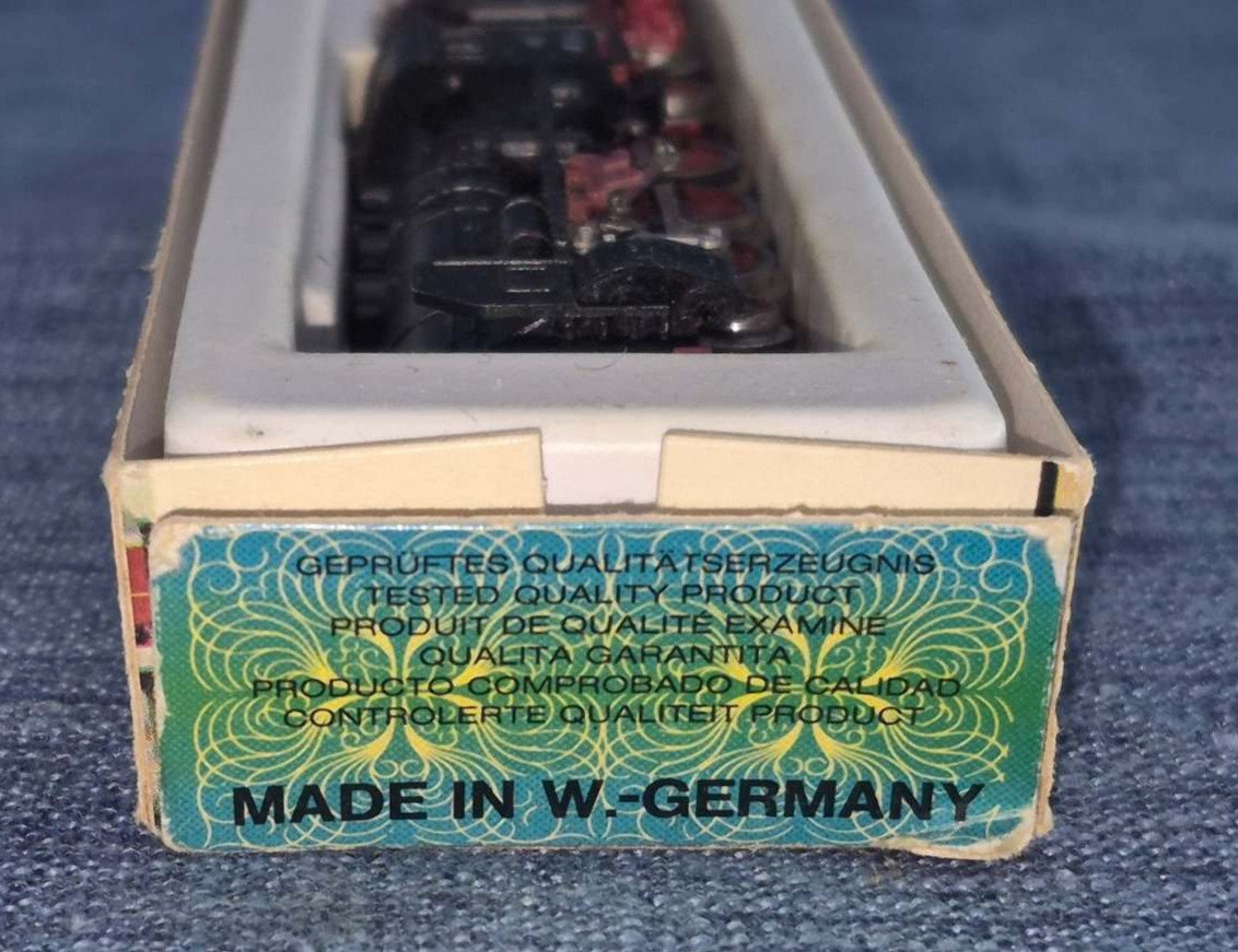 Arnold Rapido N Dampflok DB 18 408 mit Tender Art.0254 Made in W-Germany, getest