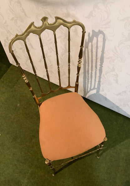 Chiavari Stuhl - Bistrostuhl - Messing - Mid-Century  - Made in Italy