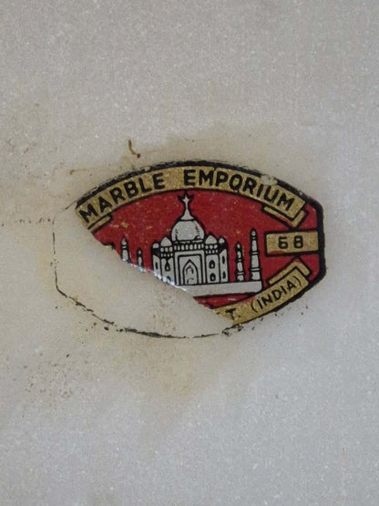 Marble Emporium Marmor Box Pietra Dura Edelstein Intarsien Blumen Indien Agra