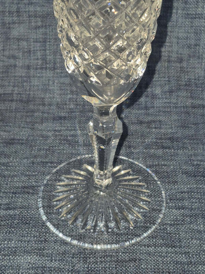 Josephinenhütte - Design: Ernestine - Sektflöte - Kristallglas - 24 Karat