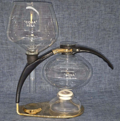 CONA Size C Vakuum Kaffeebereiter Siphon Kaffeemaschine Glas Vintage