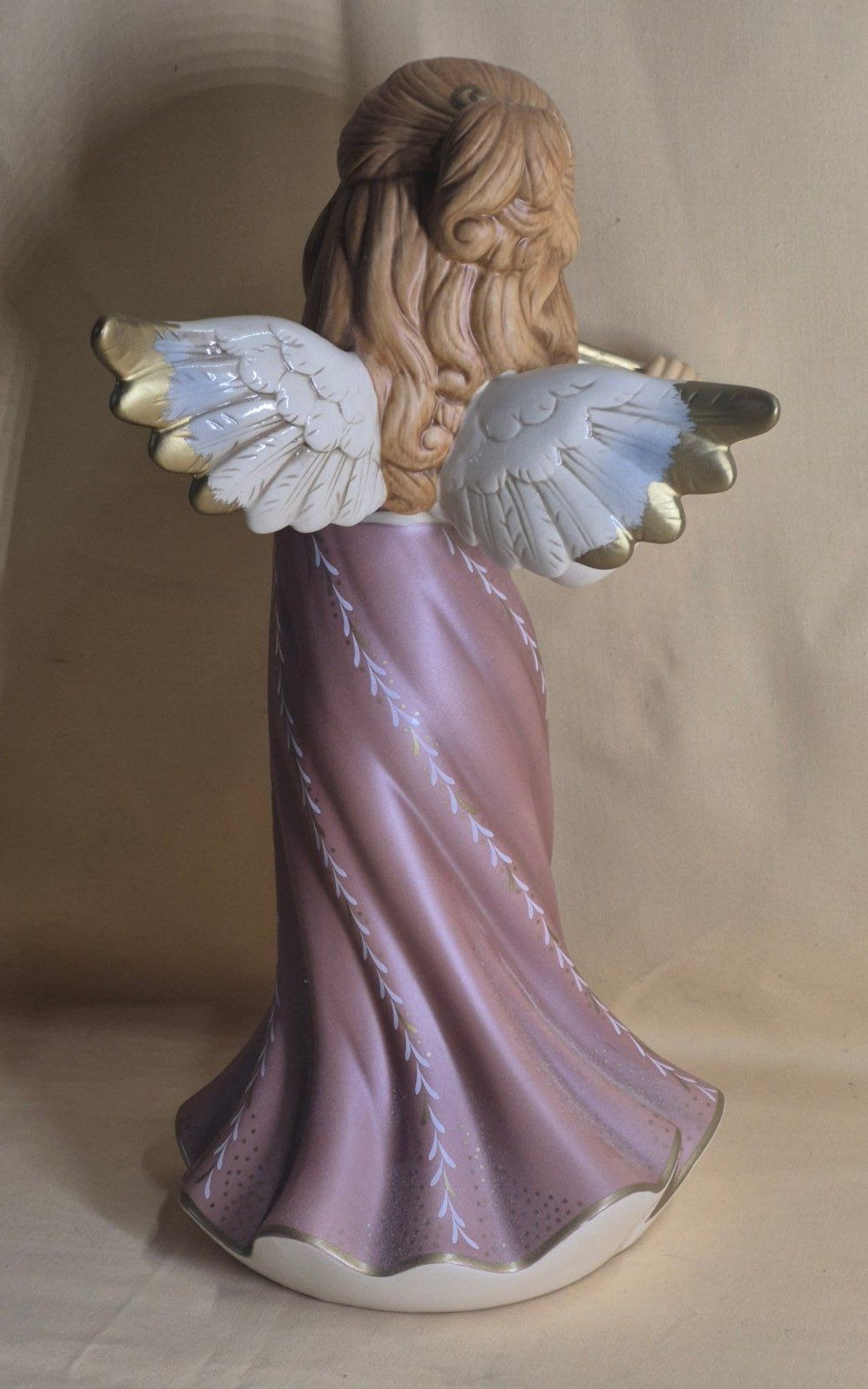 Goebel Schutzengel Engel Figur mit Flöte Porzellan lila Nr. 41 512 Sammler