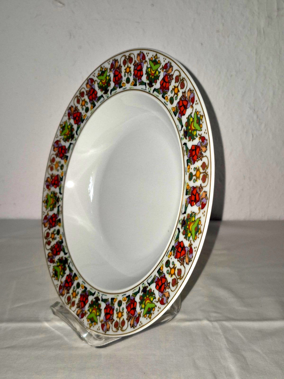 Rosenthal Porzellan Suppenteller 3er Set Björn Wiinblad Frohe Weihnachten