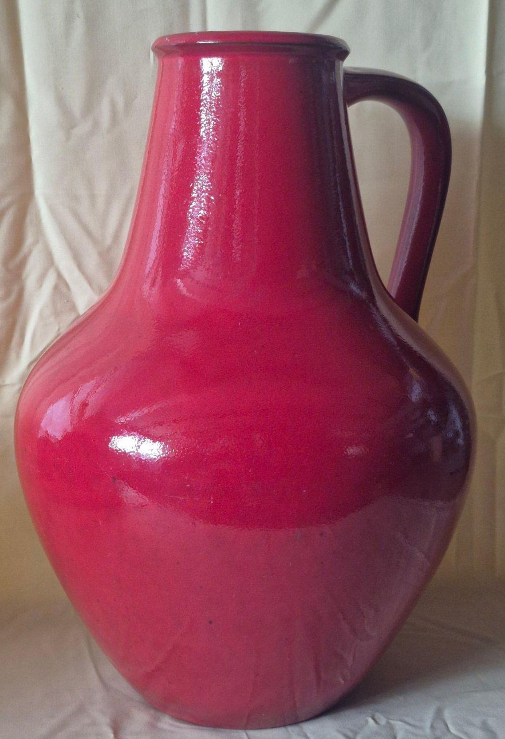 Bodenvase - XXL Vase - Bay-Keramik rot 313/50 Germany West Germany 60/70er