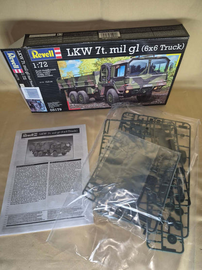 Revell 03179 MAN LKW 7t. mil gl 6x6 Truck Modellbausatz 1:72 Militär