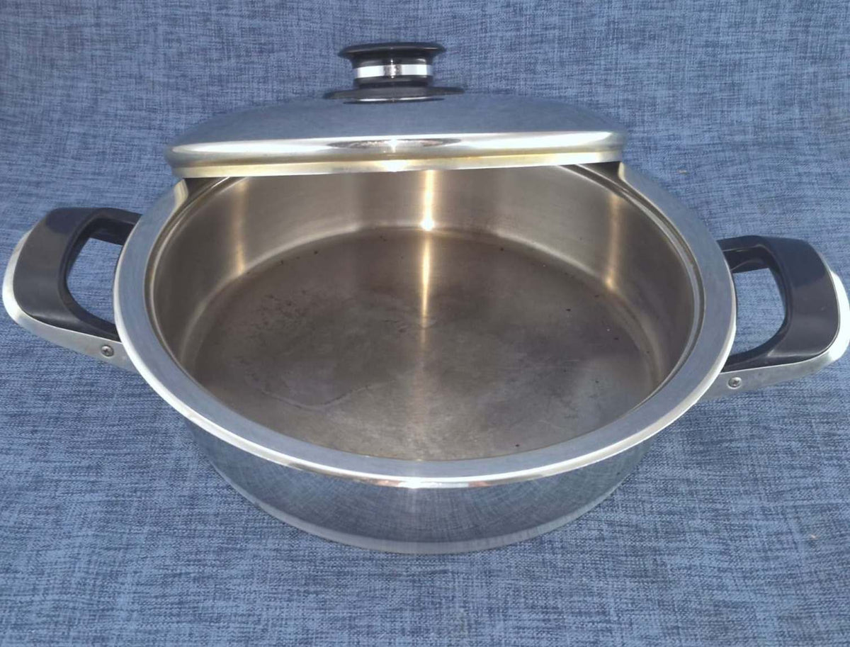 AMC Edelstahl Kochtopf mit Deckel 8072 Thermocontrol Topf gebraucht