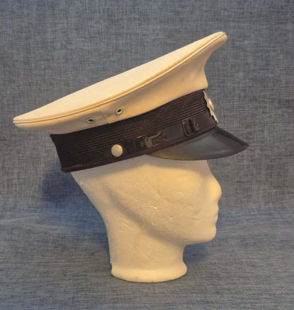 Orig. Polizei Schirmmütze Hamburg 1955 Uniform Dienstmütze Nordloh Mid Century