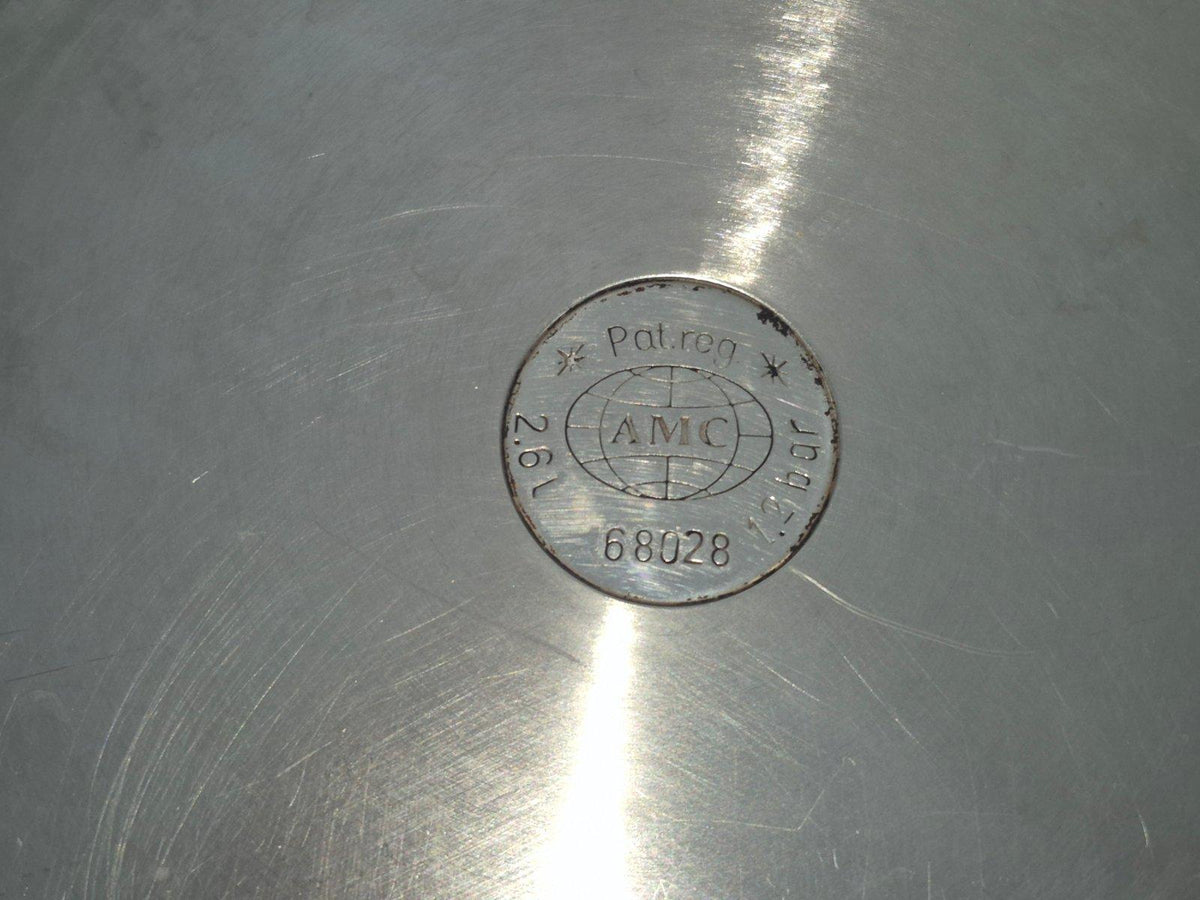 AMC Niedertopf 68028 - 2,6L Edelstahl mit Deckel & Thermometer Kochtopf Bräter