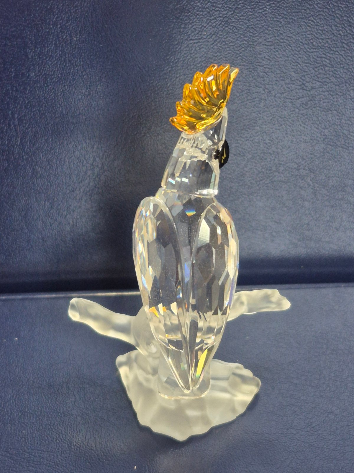 Swarovski 261635 - Kakadu Papagei - Kristallglas - Sammlerstück - 8 cm