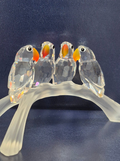 Swarovski - 199123 - Lovebirds - Kristallglas - Sammlerstück - Top