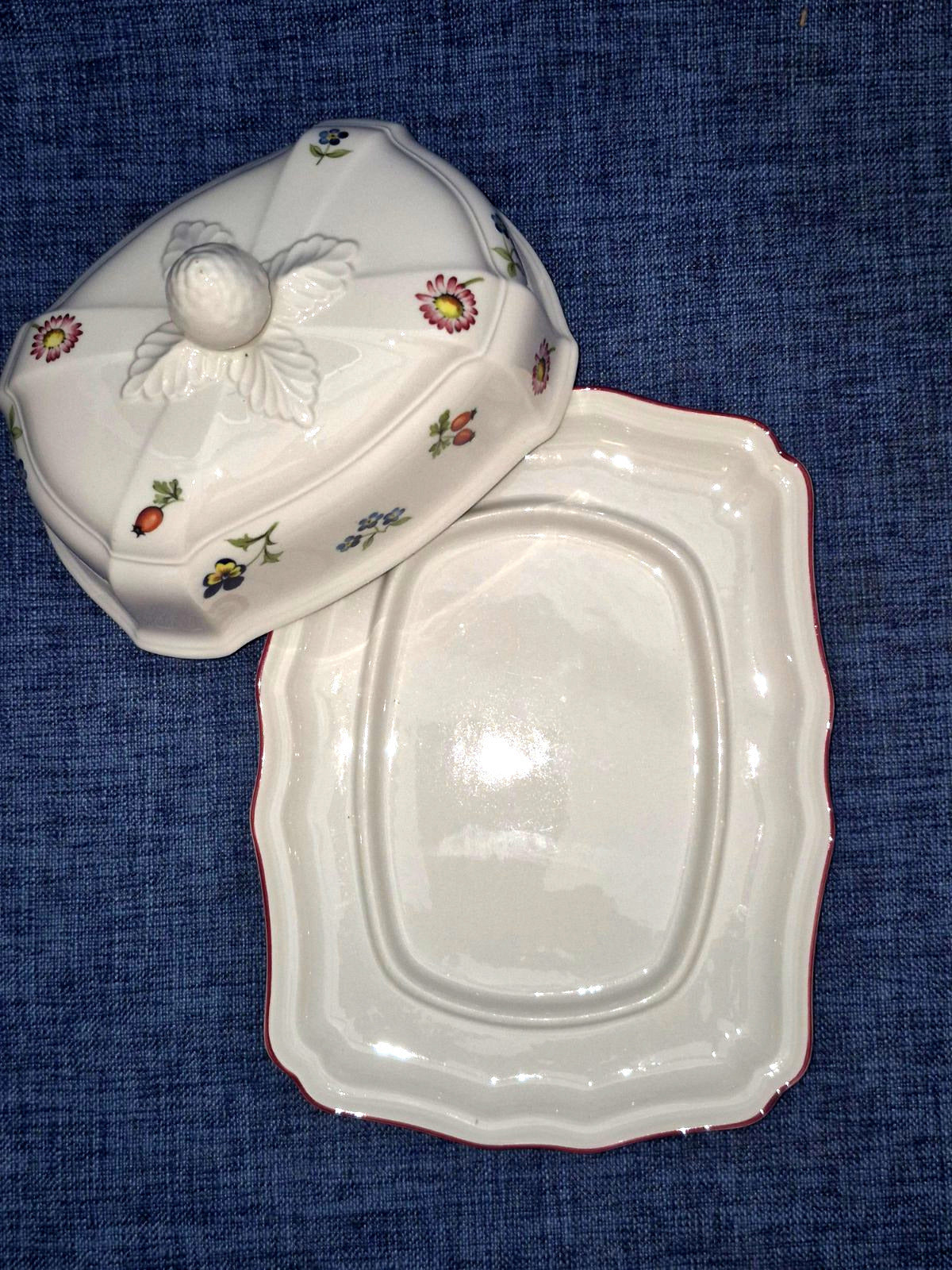 Villeroy & Boch - Petite Fleur - Butterdose - Butteglocke - Porzellan