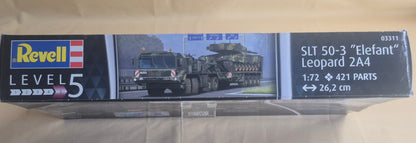 Revell 03311 SLT 50-3 Elefant Leopard 2A4 1:72 Modellbausatz 421 Teile Level 5