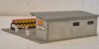 Kibri Tanklager Shell Diorama Modelleisenbahn Spur H0 fertig gebaut